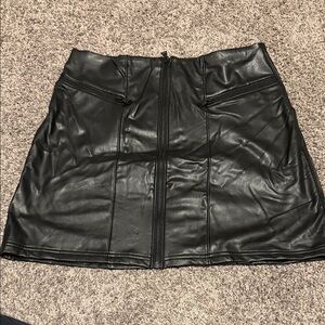 NWT Express Faux Leather Mini Skirt